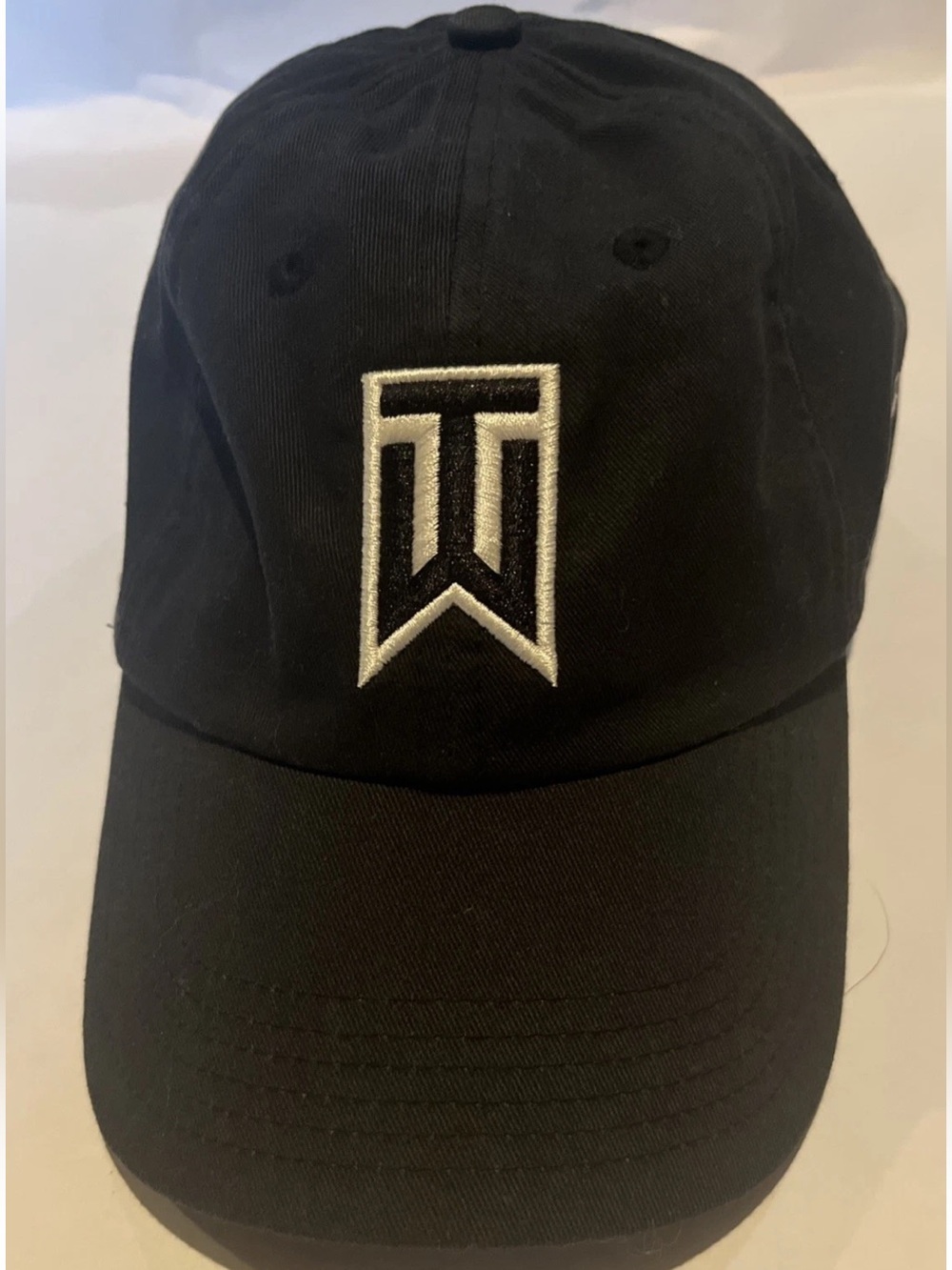 Tiger Woods Buick TW Black Cotton Golf Hat Mens OSFA Adjustable Strap